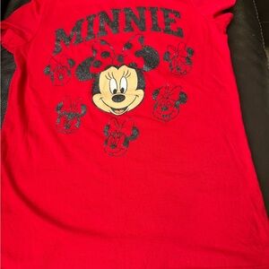 Disney Minnie Mouse Red Kids T-Shirt excellent condition